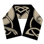 Viking Wolves Symbol Print Scarf