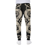 Viking Wolves Symbol Print Scuba Joggers