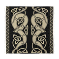 Viking Wolves Symbol Print Silk Bandana