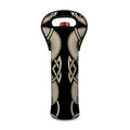Viking Wolves Symbol Print Single Neoprene Wine Tote