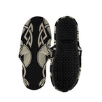 Viking Wolves Symbol Print Slippers