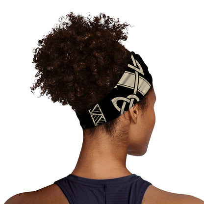 Viking Wolves Symbol Print Sports Headband