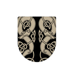 Viking Wolves Symbol Print Toilet Lid Cover