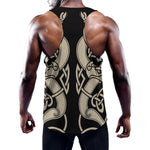 Viking Wolves Symbol Print Training Tank Top