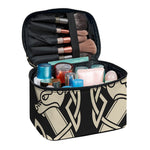 Viking Wolves Symbol Print Travel Makeup Bag