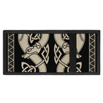 Viking Wolves Symbol Print Trifold Wallet
