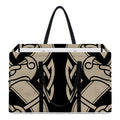Viking Wolves Symbol Print Utility Tote Bag