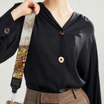 Vintage Alaskan Malamute Print Bag Strap