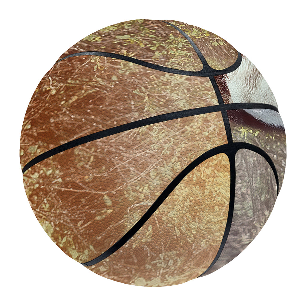Vintage Alaskan Malamute Print Basketball