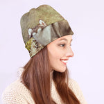 Vintage Alaskan Malamute Print Beanie