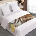 Vintage Alaskan Malamute Print Bed Runner