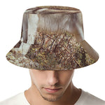 Vintage Alaskan Malamute Print Bucket Hat