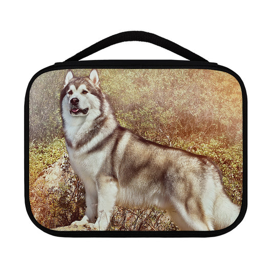 Vintage Alaskan Malamute Print Classic Bible Case