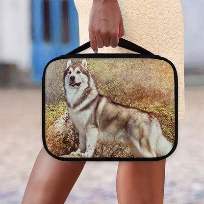 Vintage Alaskan Malamute Print Classic Bible Case