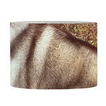 Vintage Alaskan Malamute Print Drum Lamp Shade