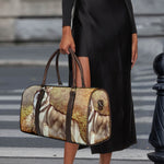 Vintage Alaskan Malamute Print Duffle Bag