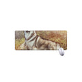 Vintage Alaskan Malamute Print Extended Mouse Pad