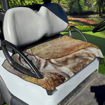 Vintage Alaskan Malamute Print Golf Cart Seat Cover