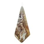 Vintage Alaskan Malamute Print Hand Towel