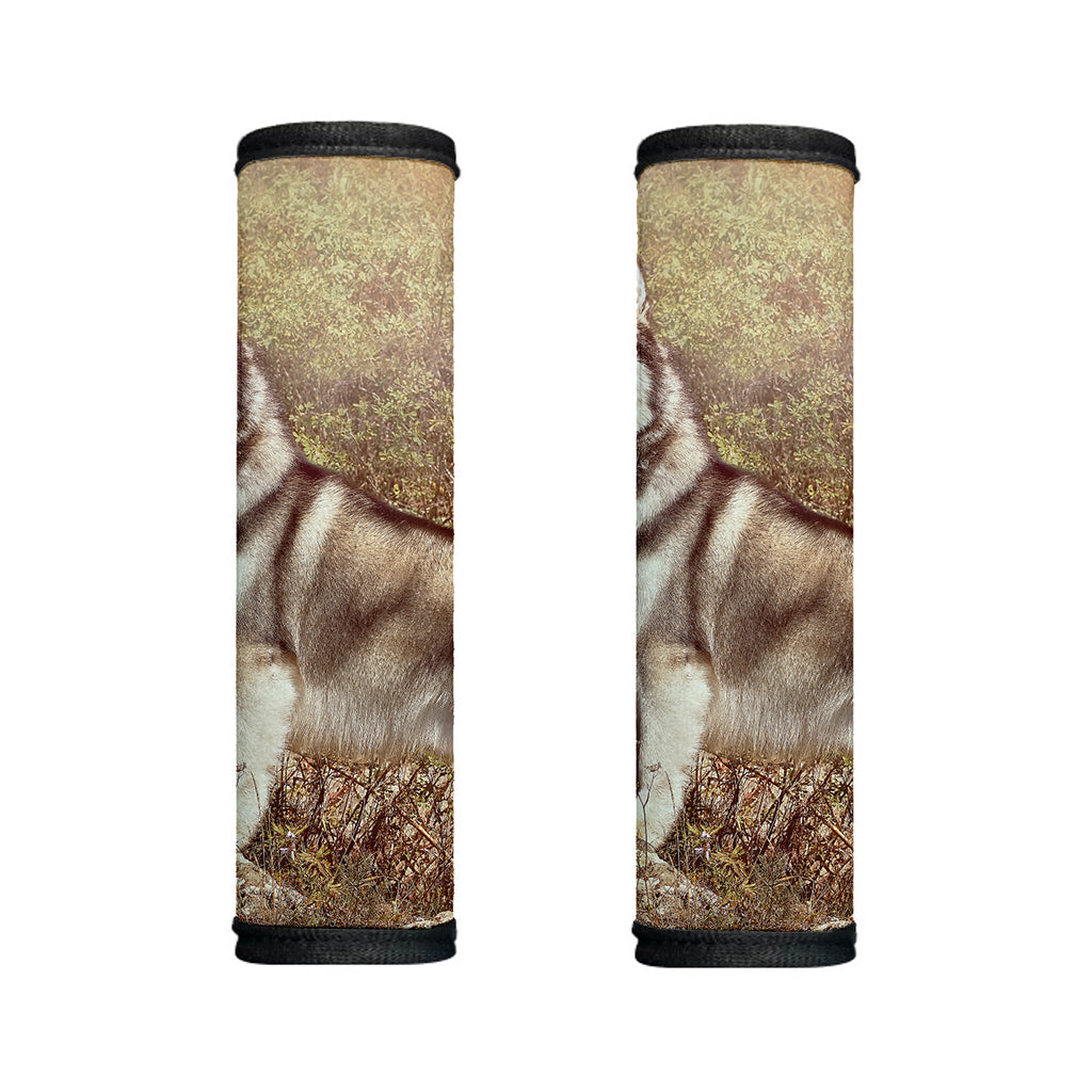 Vintage Alaskan Malamute Print Handle Covers
