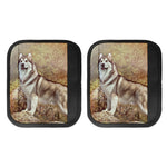 Vintage Alaskan Malamute Print Handle Covers