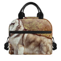 Vintage Alaskan Malamute Print Insulated Lunch Bag
