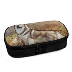Vintage Alaskan Malamute Print Insulin Cooler Travel Case