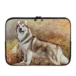 Vintage Alaskan Malamute Print Laptop Sleeve