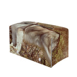 Vintage Alaskan Malamute Print Leather Tissue Box Cover