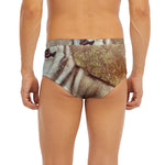 Vintage Alaskan Malamute Print Men's Briefs