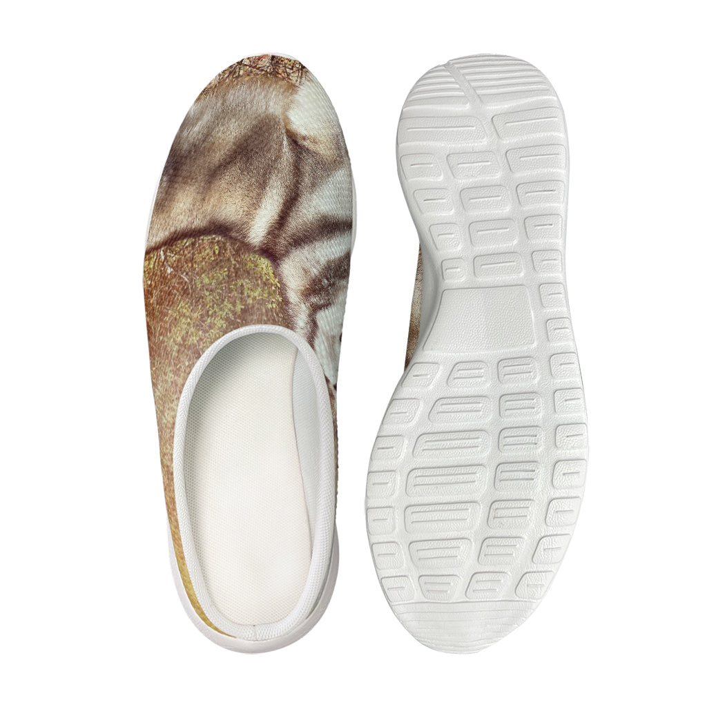 Vintage Alaskan Malamute Print Mesh Casual Shoes