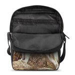 Vintage Alaskan Malamute Print Rectangular Crossbody Bag