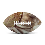 Vintage Alaskan Malamute Print Rugby Ball