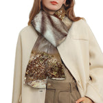 Vintage Alaskan Malamute Print Scarf