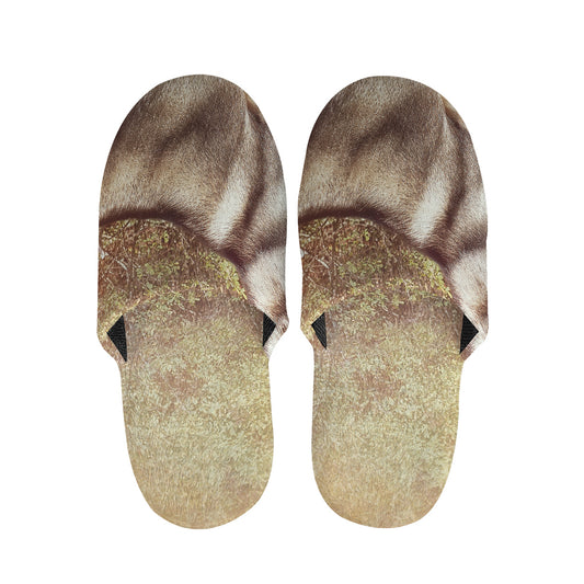 Vintage Alaskan Malamute Print Slippers