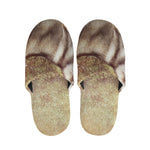 Vintage Alaskan Malamute Print Slippers