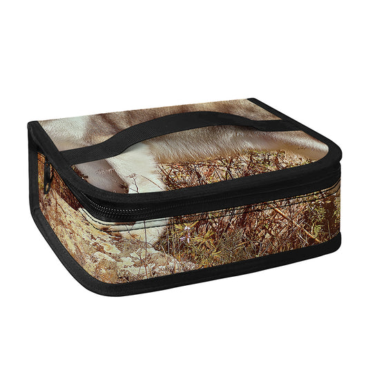 Vintage Alaskan Malamute Print Small Lunch Bag