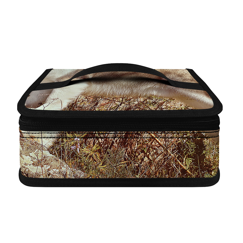 Vintage Alaskan Malamute Print Small Lunch Bag