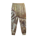 Vintage Alaskan Malamute Print Sweatpants
