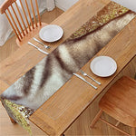 Vintage Alaskan Malamute Print Table Runner