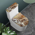 Vintage Alaskan Malamute Print Toilet Lid And Tank Cover Set