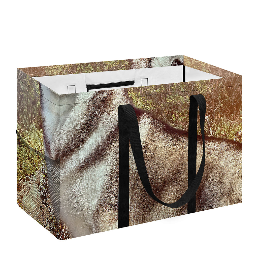 Vintage Alaskan Malamute Print Utility Tote Bag