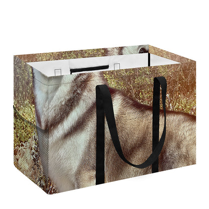 Vintage Alaskan Malamute Print Utility Tote Bag