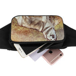 Vintage Alaskan Malamute Print Waist Bag