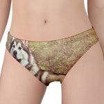 Vintage Alaskan Malamute Print Women's Panties
