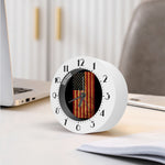 Vintage American Flag Print Alarm Clock