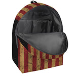 Vintage American Flag Print Backpack