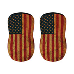 Vintage American Flag Print Bar Stool Covers