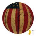Vintage American Flag Print Basketball