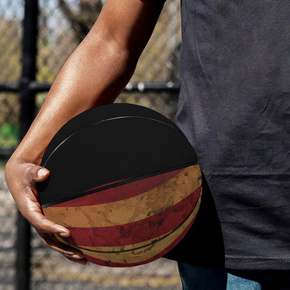 Vintage American Flag Print Basketball